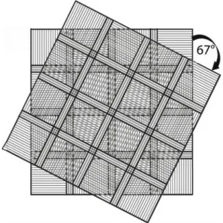 Figure 4: Schematic diagram describing chess scanning strategy. 