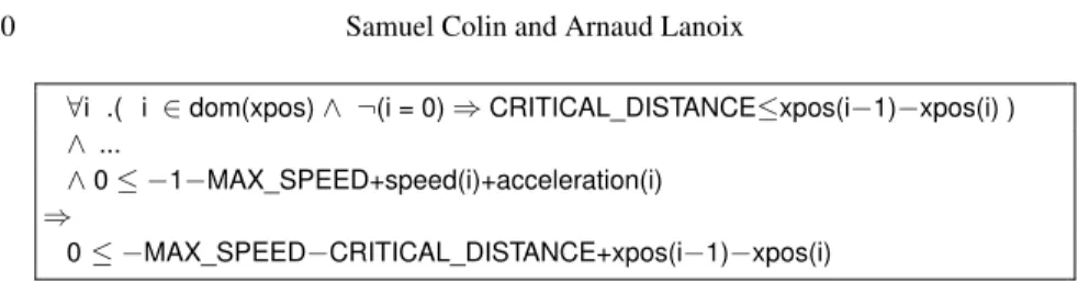 Fig. 4. Proof results: Platooning with soundness property