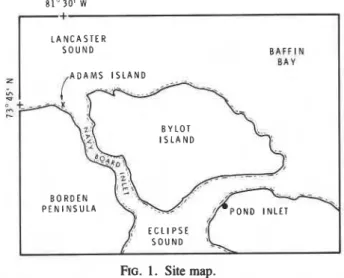 FIG.  1.  Site map. 