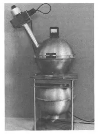 FIG. 4  b-Integrating  sphere reflectometer.  FIG.  4c-  Densitometer. 