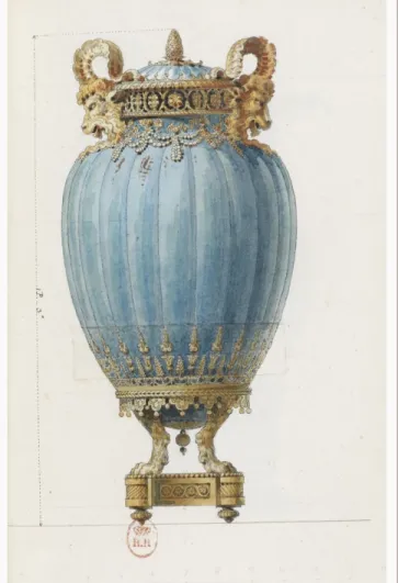 Fig. 8. Pierre-Adrien Pâris, Watercolor depicting lot 163, inserted in P. F. Julliot and A