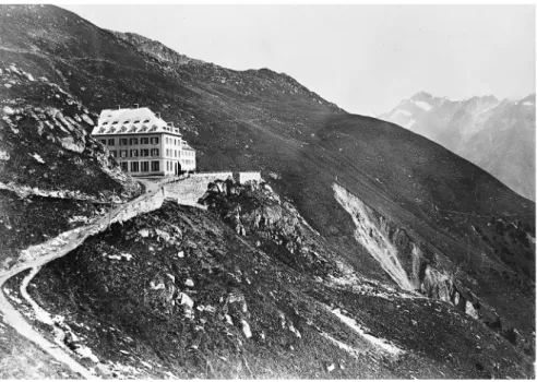 Abb. 1: Die älteste Fotografie des Hotels datiert auf 1886. 