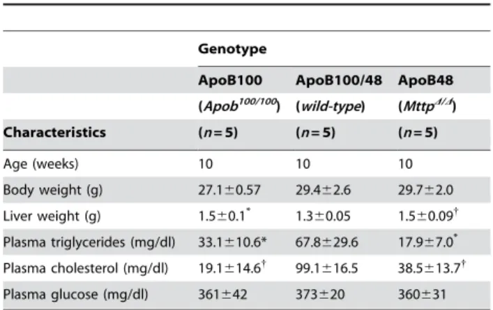 Figure 3. Effects of mouse apoB100 on 3T3-L1 cells and effects of Ldlr in the study mice