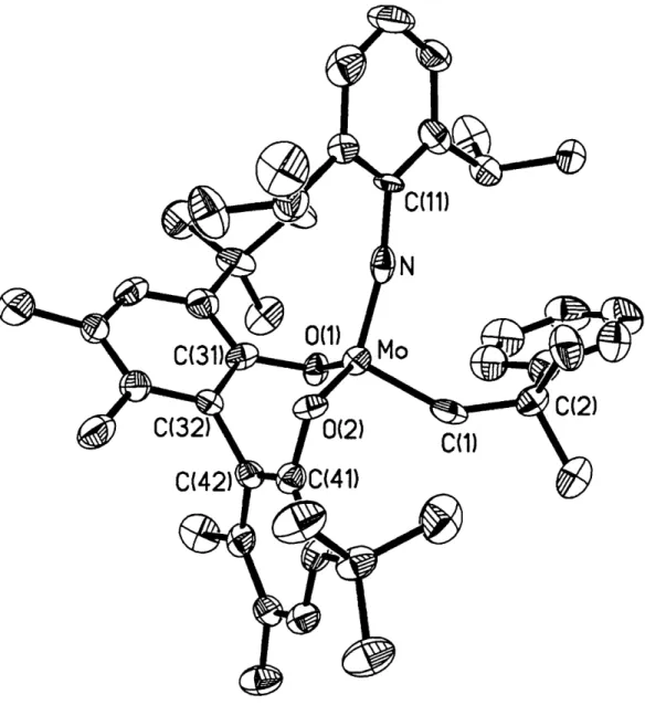 Figure 2.2.  X-ray  Crystal  Structure  of  (S)(iPr 2 )Mo(Neo).