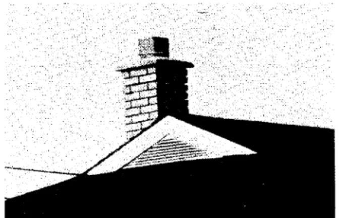 Figure  9.  Soffit plus roof  vents  Figure  10  represents an example  of  a  roof  with  two slopes, one of  which  is  equipped  wit,h  three roof  surface vents