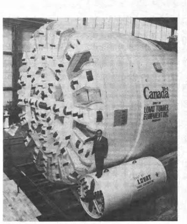 Table  1  TBM  technical  data  Bore  diameter  7.6  m  Overall  length  6.3  m  Overall  weight  350 t 