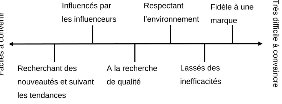 Figure 4 : Classification des consommateurs en termes d’influence 