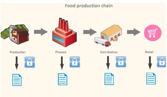 Figure 5 : Chaîne de production alimentaire 