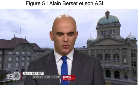 Figure 5 : Alain Berset et son ASI 