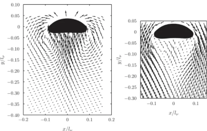 FIG. 2. (Color online) Overview of the trajectories of two coalescing bubbles (Ar 1 = 16 700 and Ar 2 = 8600)