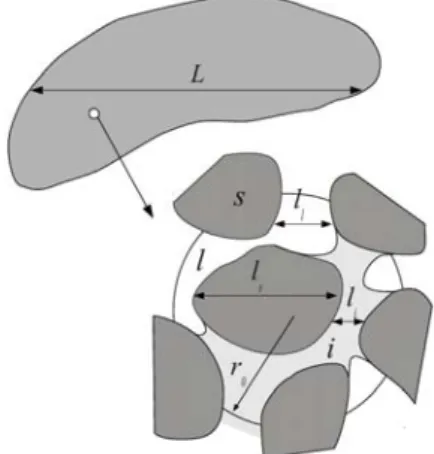 Figure 1. Multi-scale description of the  dissolution system