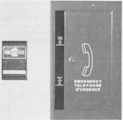 Figure 2. Pull station and emergency telephone