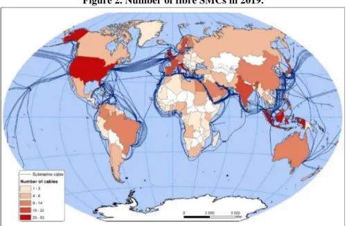 Figure 2 maps the number of SMCs by countries in 2019, and shows that SMC rollout in sub- sub-Saharan  Africa  is  still  lagging  behind  other  developing  regions  such  as  Asia  and  South  America