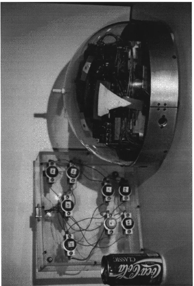 Figure  1-1:  Early  Logo  robot and button  panel  for direct manipulation 40