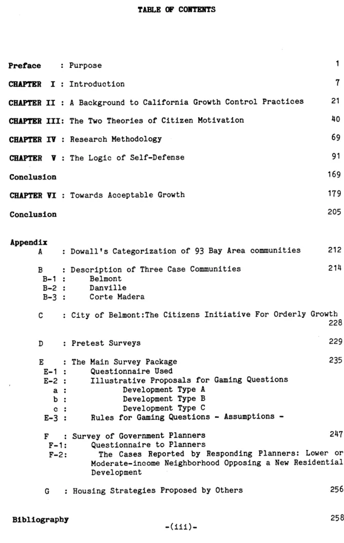 TABLE OF  CONTENTS