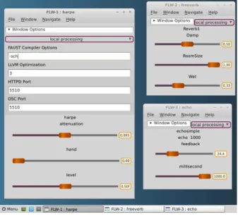 Figure 12: Compilation chain in FaustLive