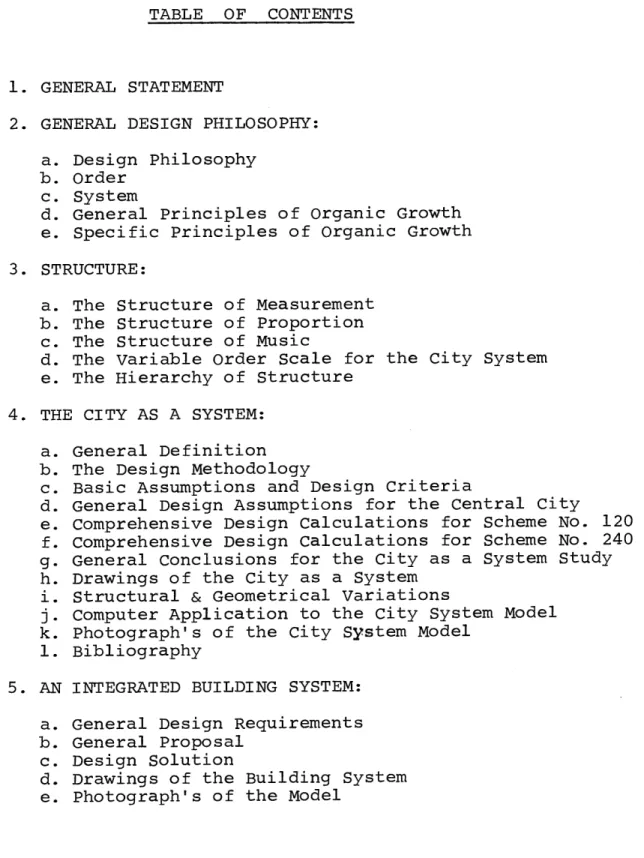 TABLE  OF  CONTENTS