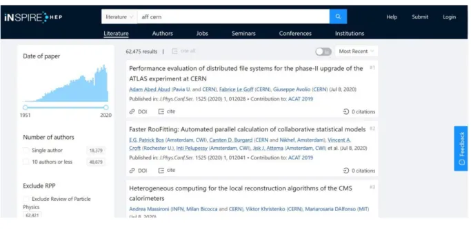 Figure 10: Simple search result 