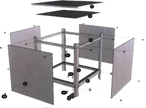 Figure 8: CityMatrix table hardware diagram.