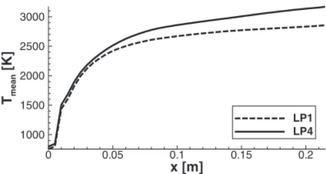 Fig. 2. Unstructured mesh  for  the  LES of  the  BKD experiment.