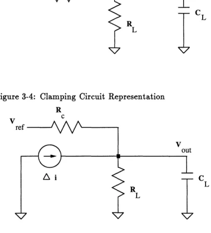 Figure  3-5:  Clamping  Circuit  Representation  with  Differential  Drive