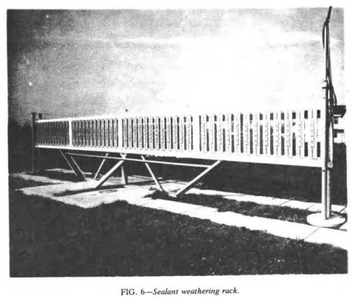 FIG. 6-Sealant  weathering  rack. 