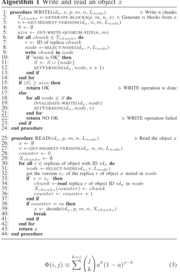 Figure 2. Read availability for MQP-FR and MQP-GTS as a function of the node availability a