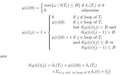 Table 1. Unfolding computation for Explore example.