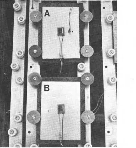 Fig. 2. Sensor apparatus for determining time-of-wetness due to condensation. Panel A  detects wetness due to precipitation