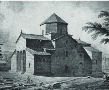 Fig. 7 – Ts'romi Church,  626–634. Drawing by  Vakht'ang Beridze