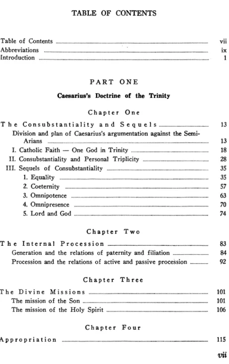 Table  of  Contents  Abbreviations 