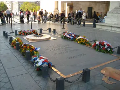 Abb. 3. Arc de Triomphe, Paris: Grab des Unbekannten Soldaten.