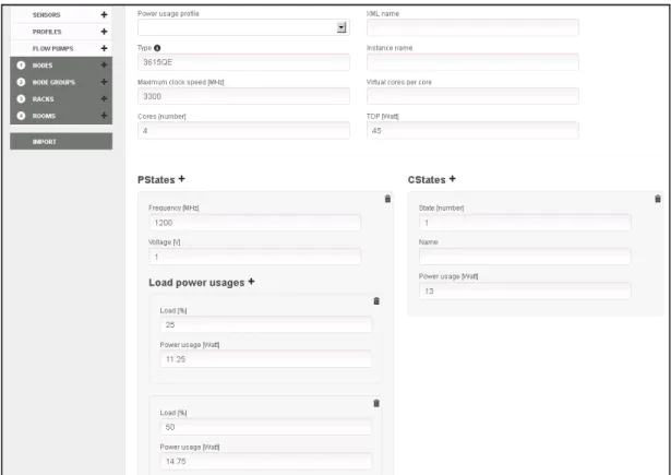 Figure 2-11: DEBBConfigurator GUI – Processor tab (components level) 