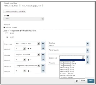 Figure 2-12: DEBBConfigurator GUI – Node creation 
