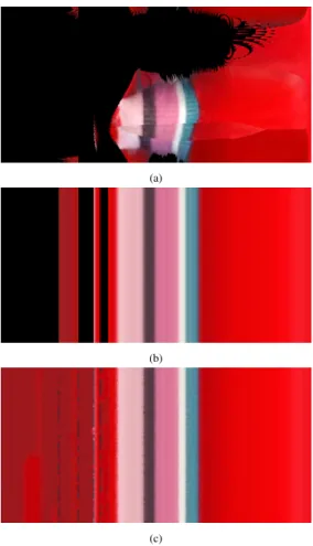 Figure 10: Texturing of one of the legs: (left) the original texture without in- in-painting and (right) the result of the texture inin-painting process.