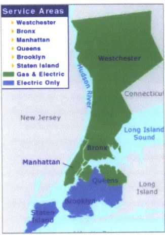 Figure  6:  Con  Ed  Service Territory  Map