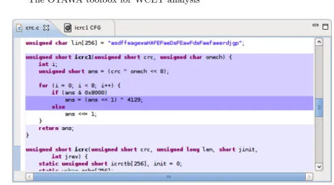 Fig. 3. Colored display of source code