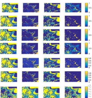 Fig. 6  Synthetic dataset ( K = 4 ): RMSE for  SNR ∈ 20, 40, 60, 80