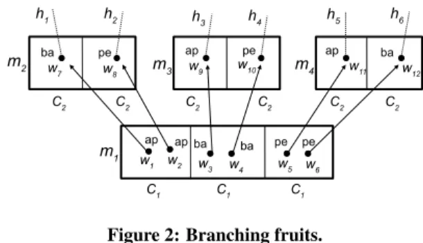 Figure 2: Branching fruits.