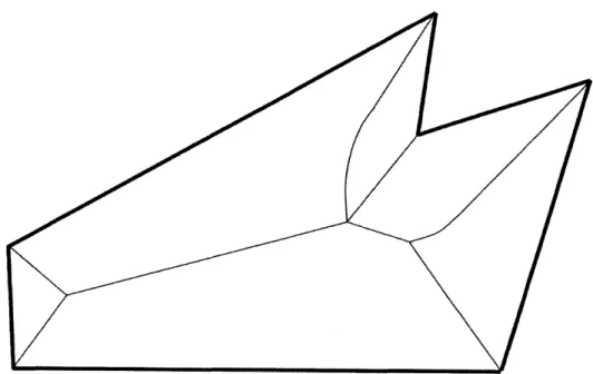 Figure  2.3:  A  polygon  and its  medial  axis.