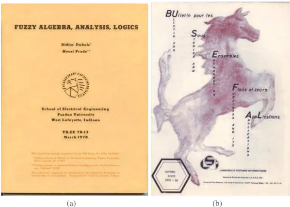 Fig. 2. (a): Purdue Univ. TR-EE 78-13 [22] (b): 1st issue of BUSEFAL, Jan. 1980