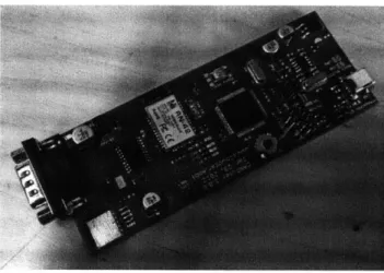 Figure  10:  "Version 4" Arduino board, featuring Arduino MEGA  processor,  microSD  memory,  onboard  USB, SM5100B cellular module, RN41  Bluetooth transceiver and pin  headers  to  interface  with  external  LCD  and  GPS modules
