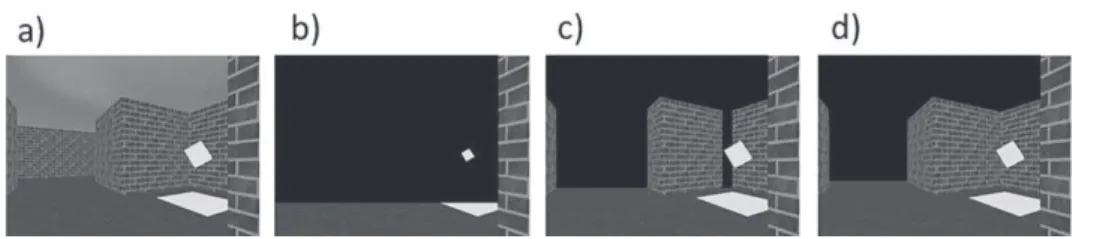 FIG. 1. Nonprosthetic render- render-ings: (a) IRR-Control; (b–d) IRR-3, IRR-6, and IRR-9  ren-derings, respectively