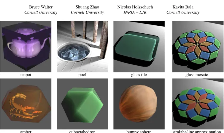 Figure 1: The bending and focusing of light in refractive media creates distinctive rich details