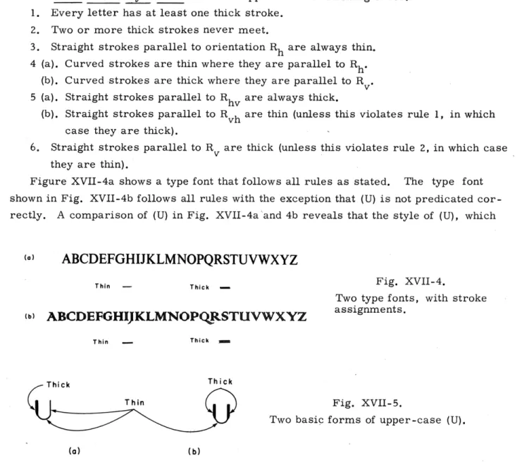 Figure  XVII-4a  shows  a  type  font  that  follows  all  rules  as  stated.  The  type  font shown  in  Fig