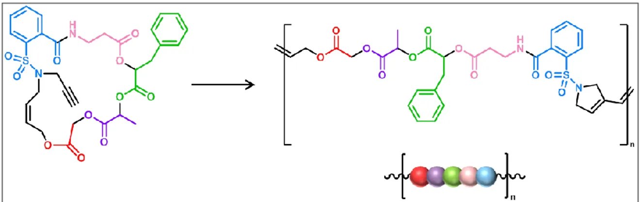 Figure  11 :  ROMP  permettant  l’obtention  de  copolymères  à  séquences  contrôlées