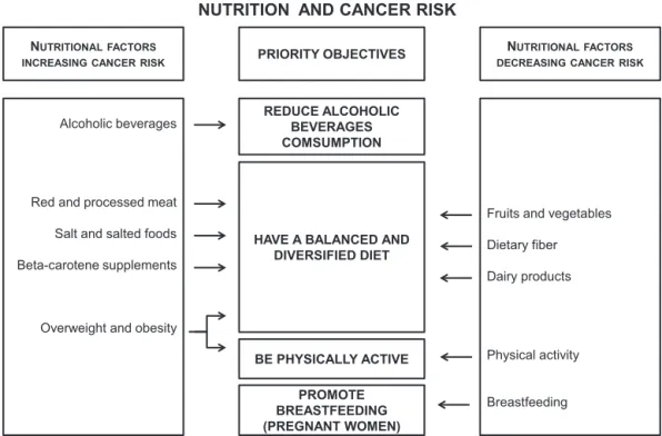 Fig. 3. From nutritional factors to priority objectives.