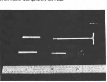 FIG.  1-Gage  points  and extension  rods for  displacement  transducers  in axial and lateral strain  measurement