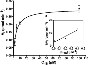 Figure S3. FadD32-Catalyzed Reaction Rate  