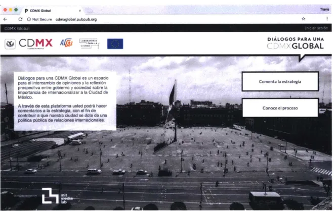 Figure  3-5:  The  CDMX  Global  landing  page